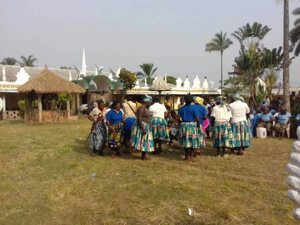 Development projects — photograph from the Guneku Fondom archive