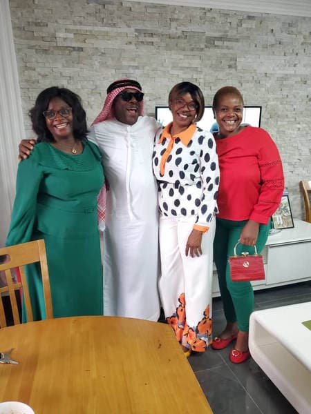 Aladji Ni Humphrey surrounded by Our able Ladies