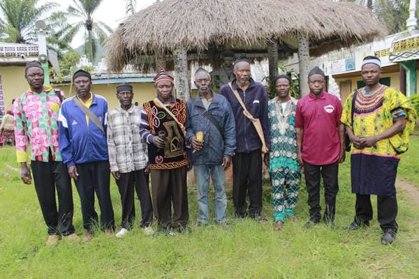 Revisiting the installation of the Guneku Traditional Council, Friday July 30 2021 — photograph from the Guneku Fondom archive