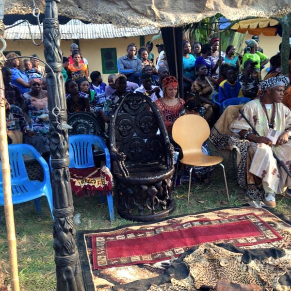 The Coronation of HRH Fon Fomuki Walters — photograph from the Guneku Fondom archive