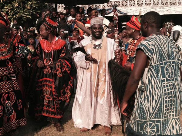 The Coronation of HRH Fon Fomuki Walters — photograph from the Guneku Fondom archive