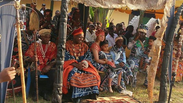 The Coronation of HRH Fon Fomuki Walters — photograph from the Guneku Fondom archive