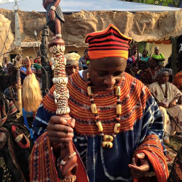 The Coronation of HRH Fon Fomuki Walters — photograph from the Guneku Fondom archive