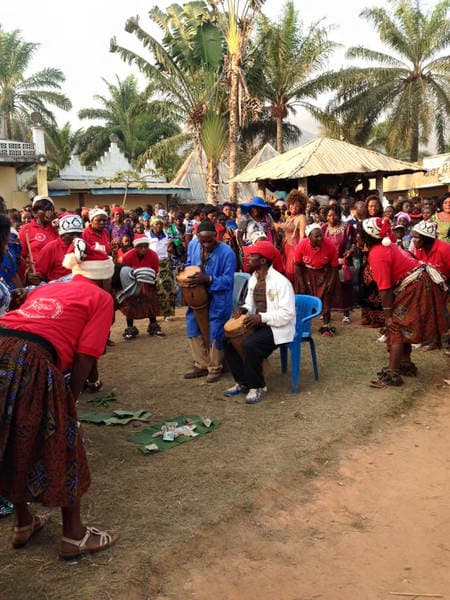 The Coronation of HRH Fon Fomuki Walters — photograph from the Guneku Fondom archive