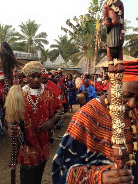 The Coronation of HRH Fon Fomuki Walters — photograph from the Guneku Fondom archive