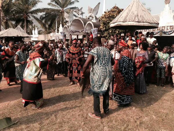 The Coronation of HRH Fon Fomuki Walters — photograph from the Guneku Fondom archive
