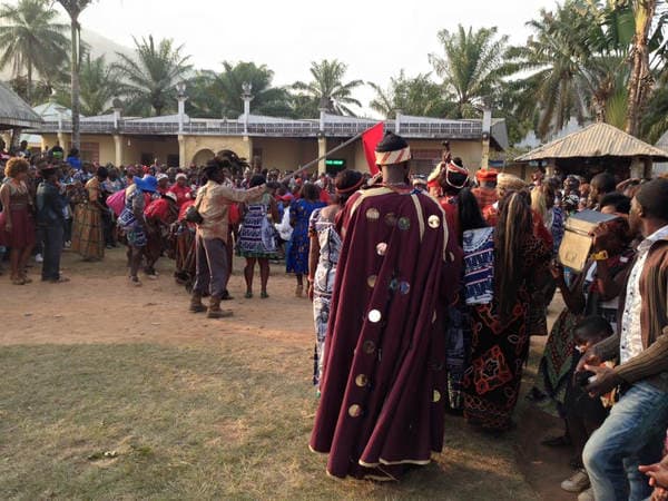 The Coronation of HRH Fon Fomuki Walters — photograph from the Guneku Fondom archive