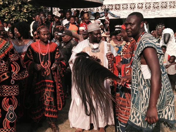 The Coronation of HRH Fon Fomuki Walters — photograph from the Guneku Fondom archive