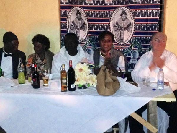 The legendary Fundraising white party night at Guneku Palace — photograph from the Guneku Fondom archive