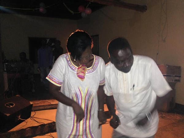 The legendary Fundraising white party night at Guneku Palace — photograph from the Guneku Fondom archive