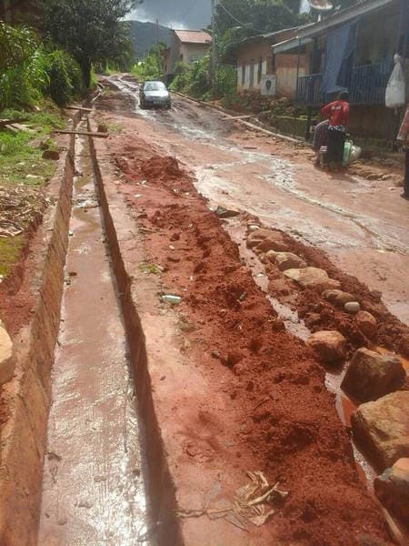 THE TONMUKOM - WINDIK ROAD WORK — photograph from the Guneku Fondom archive