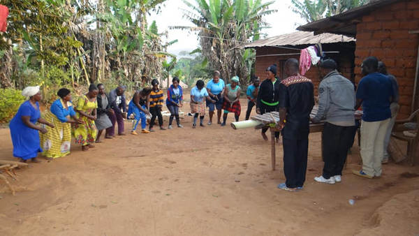 Mukonge Dance Groups in Meta — photograph from the Guneku Fondom archive